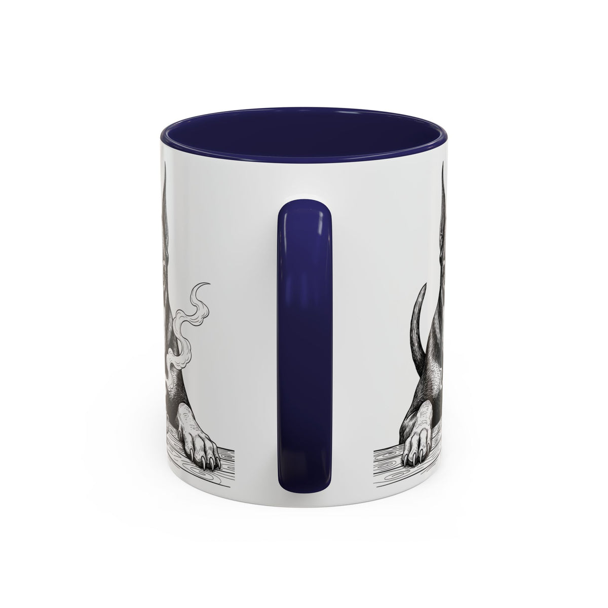 Grumpy Doberman Coffee Club — Art Print / Mug