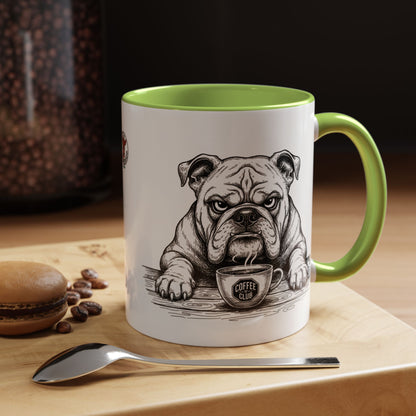 Grumpy Bulldog Coffee Club — Art Print / Mug /