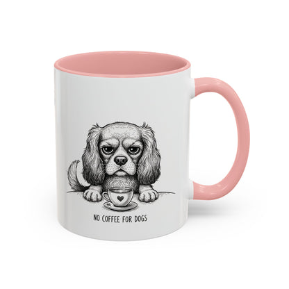 Grumpy Cavalier King Charles Spaniel Coffee Club — Art Print / Mug /
