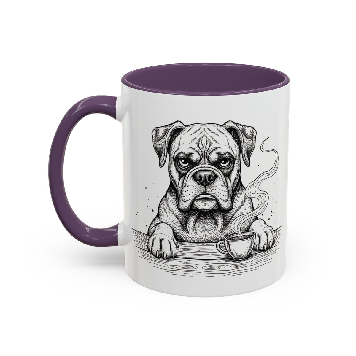 Grumpy Boxer Coffee Club — Art Print / Mug /