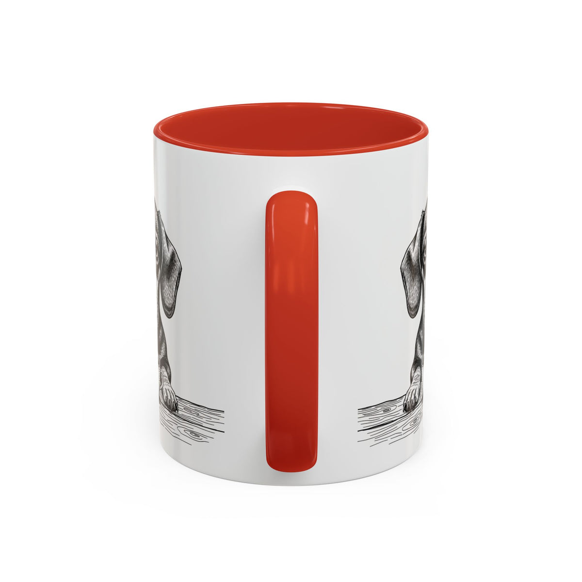 Grumpy Dachshund Coffee Club — Art Print / Mug