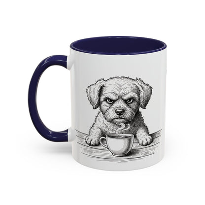 Grumpy Maltese Coffee Club — Art Print / Mug
