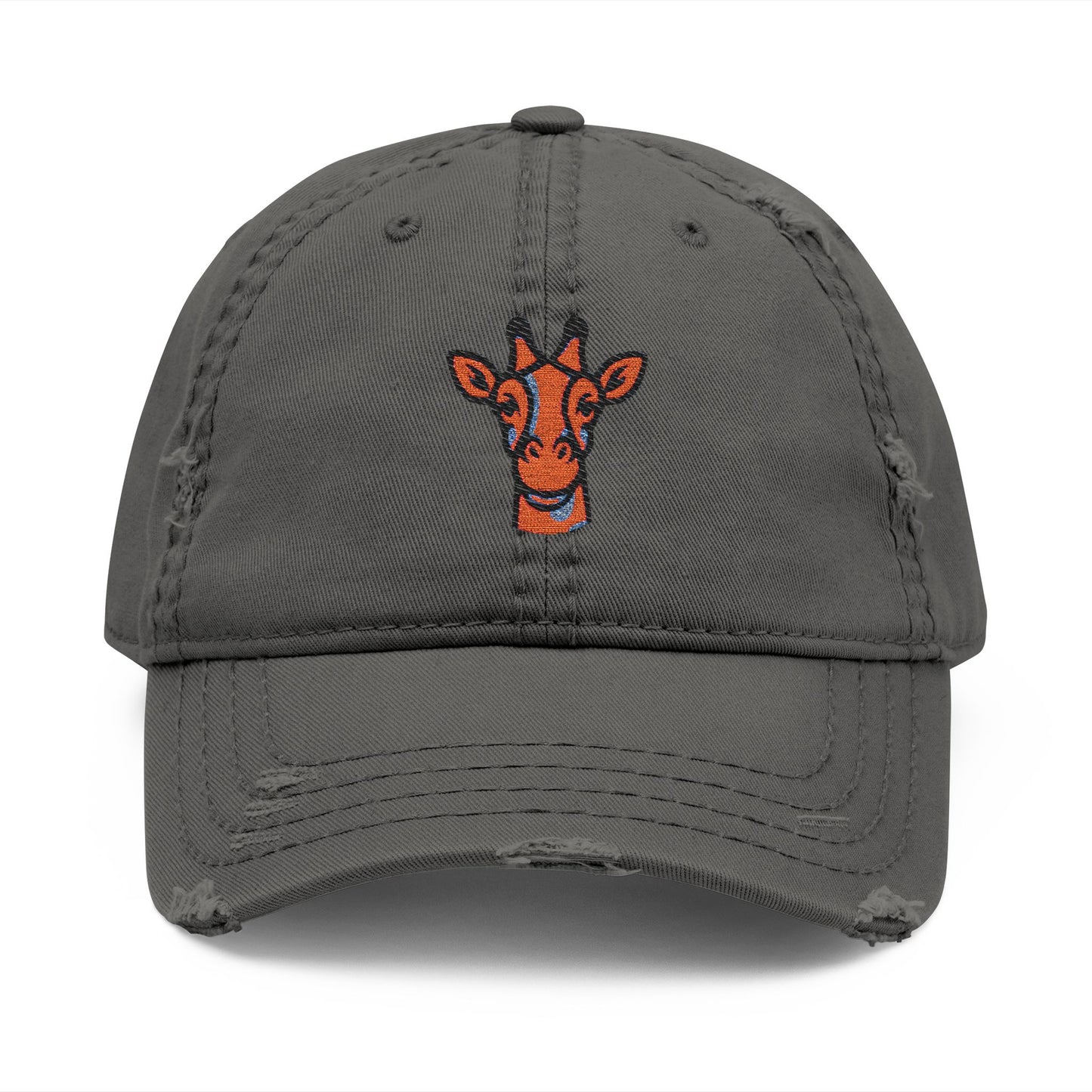Distressed Dad Hat with Giraffe Embroidery, Casual Cap for Outdoor Adventures, Perfect Gift for Father's Day, Birthday, Everyday Wear, [...]
