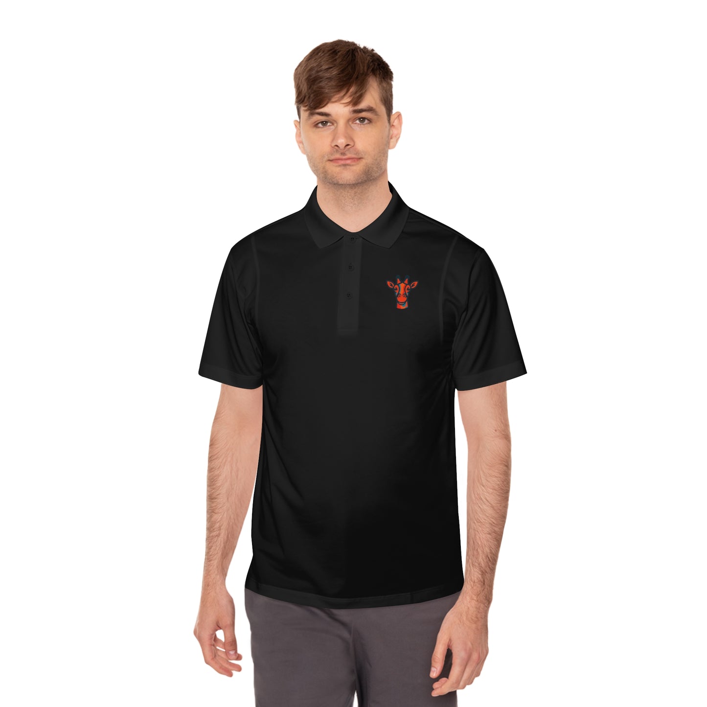 Men's Polo Shirt - Britor Shop Giraffe's Head Logo Classy Design