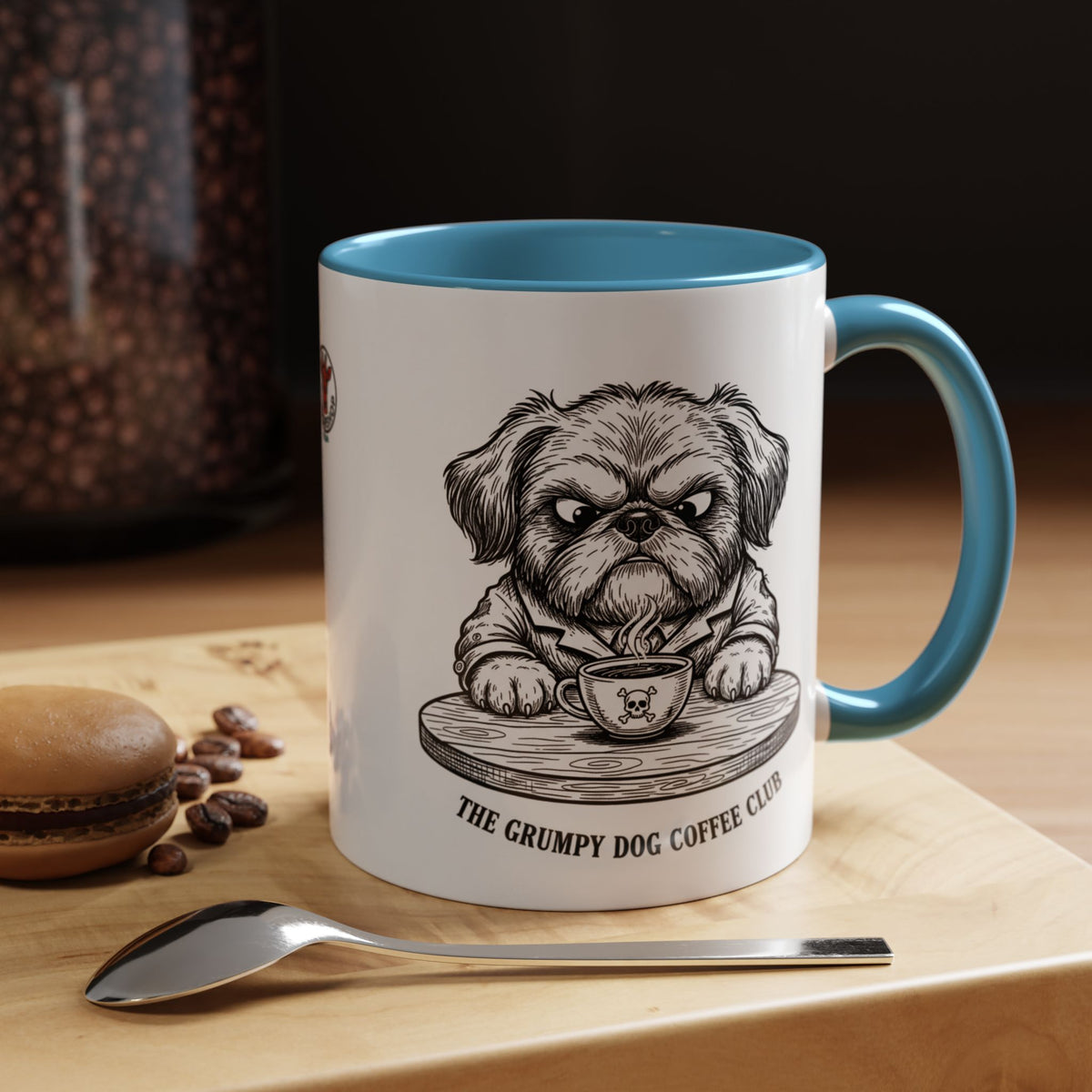 Grumpy Shih Tzu Coffee Club — Art Print / Mug