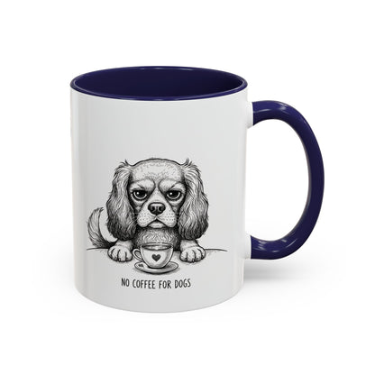 Grumpy Cavalier King Charles Spaniel Coffee Club — Art Print / Mug /