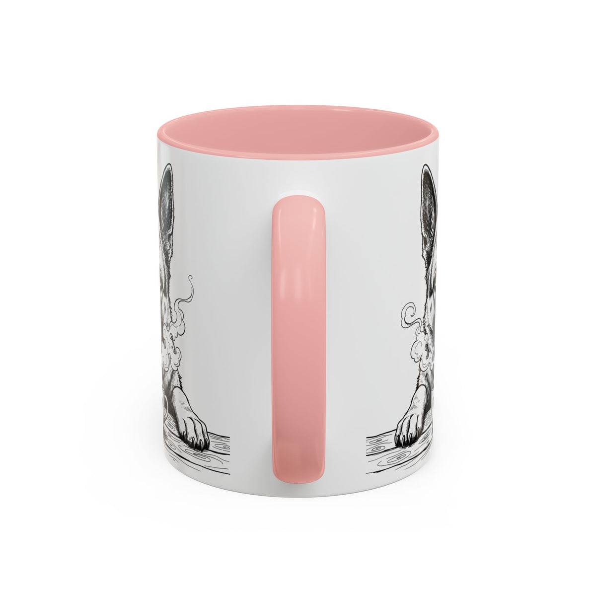 German Shepherd Mug —    Grumpy German Shepherd Coffee Club — Art Print / Mug /