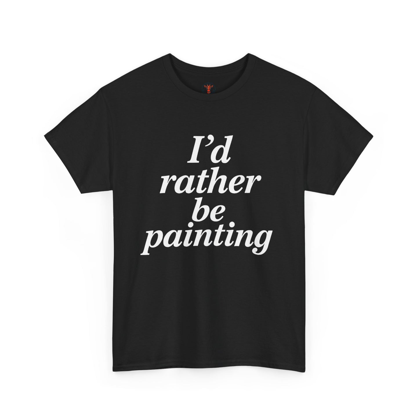 Art Lover's Unisex Heavy Cotton Tee - I'd Rather Be Painting, Gift for Artists, Creative Expression Shirt, Casual Wear, Art Enthusiast [...]