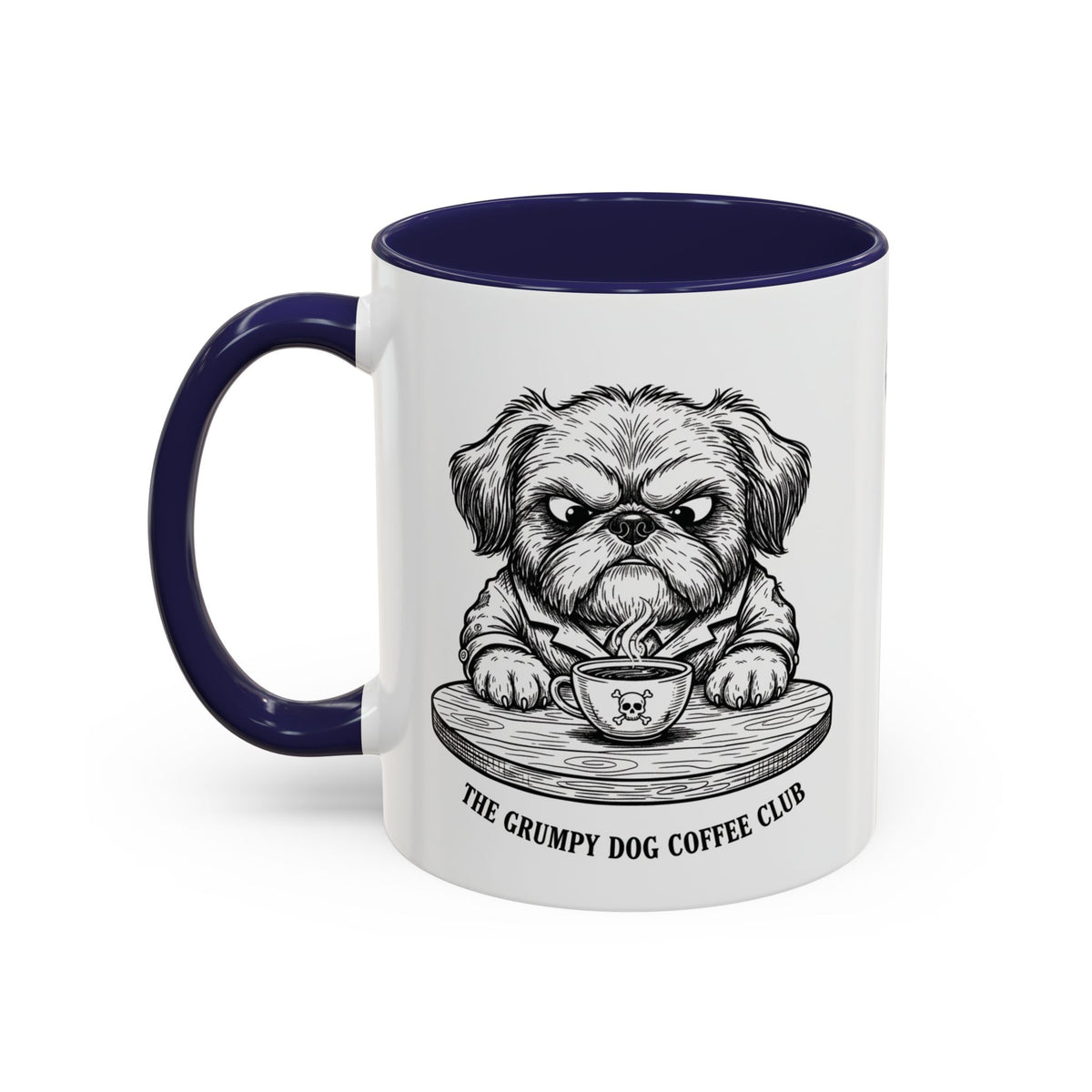 Grumpy Shih Tzu Coffee Club — Art Print / Mug