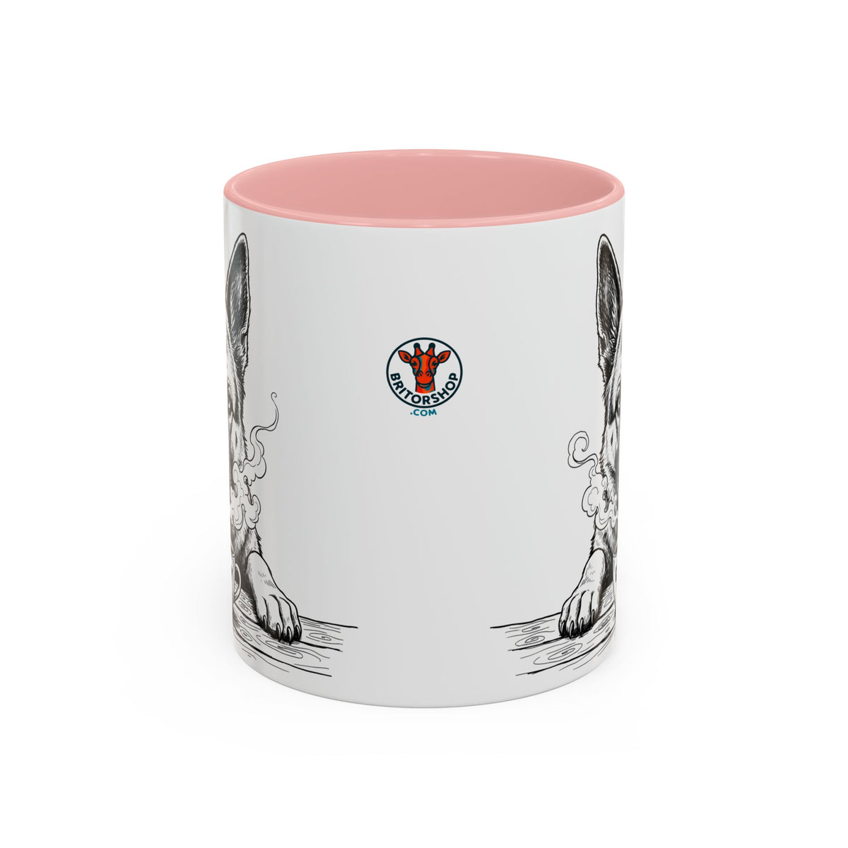 German Shepherd Mug —    Grumpy German Shepherd Coffee Club — Art Print / Mug /