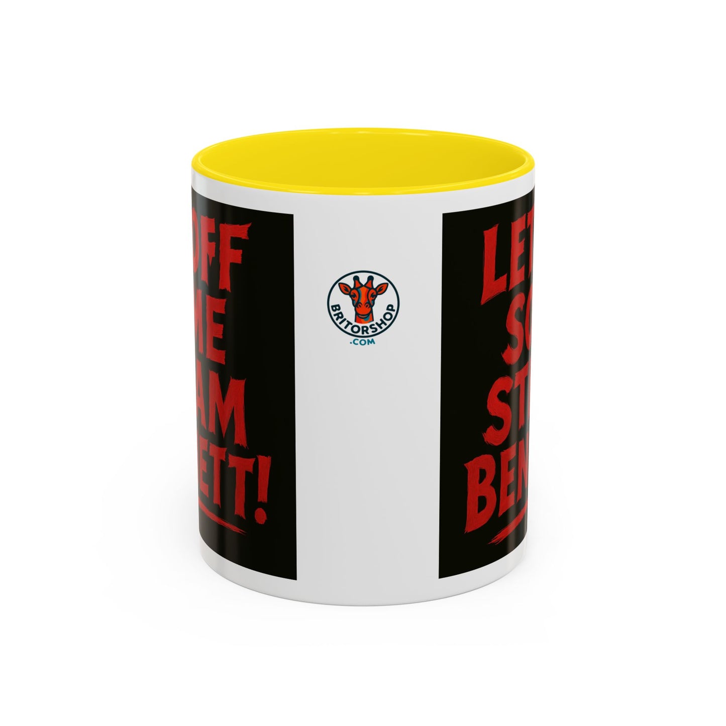 Bold Statement Coffee Mug - Let Off Some Steam Bennett! - Funny Gift, Coffee Lover Gift, Office Mug, Unique Mug, Personalized Cup