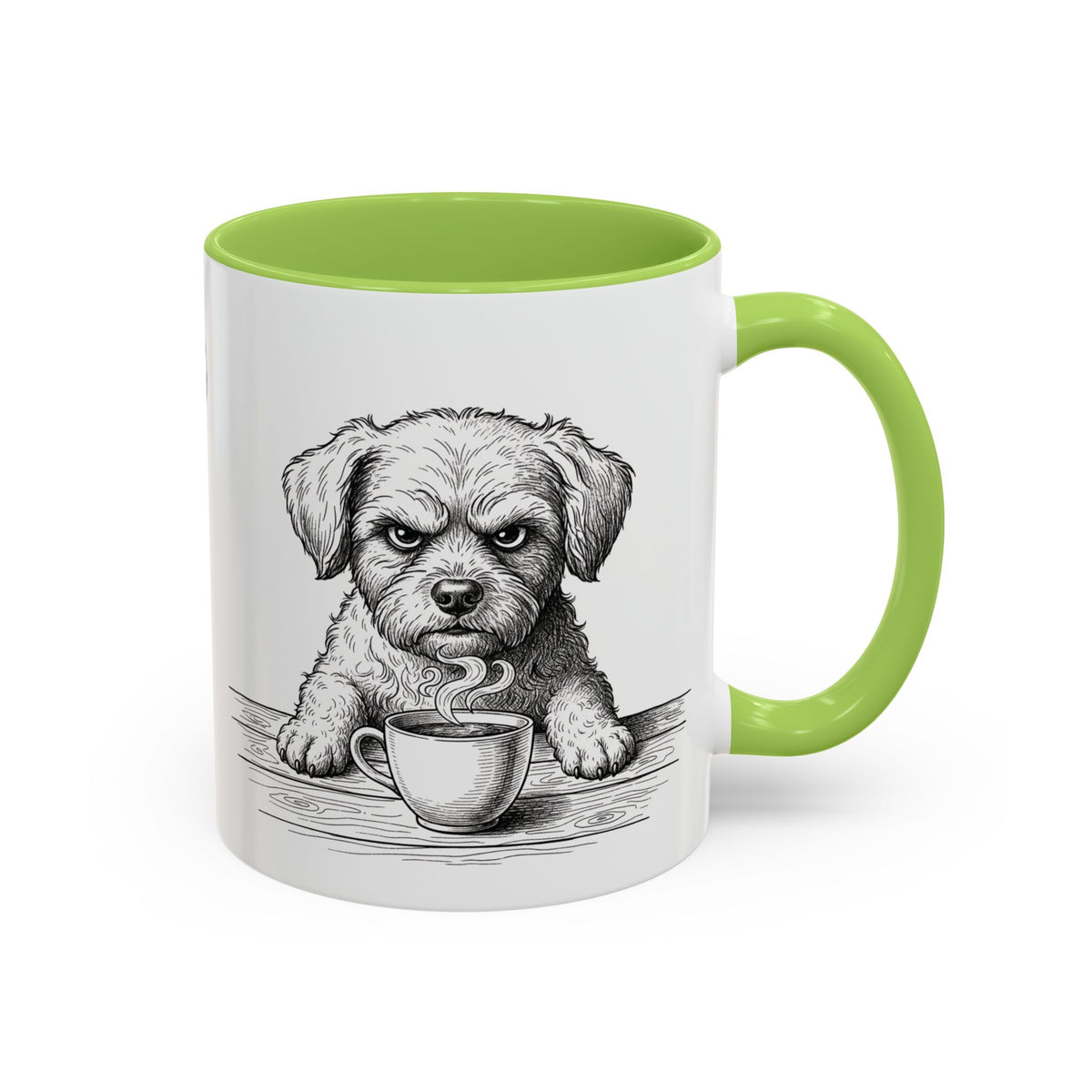 Grumpy Maltese Coffee Club — Art Print / Mug