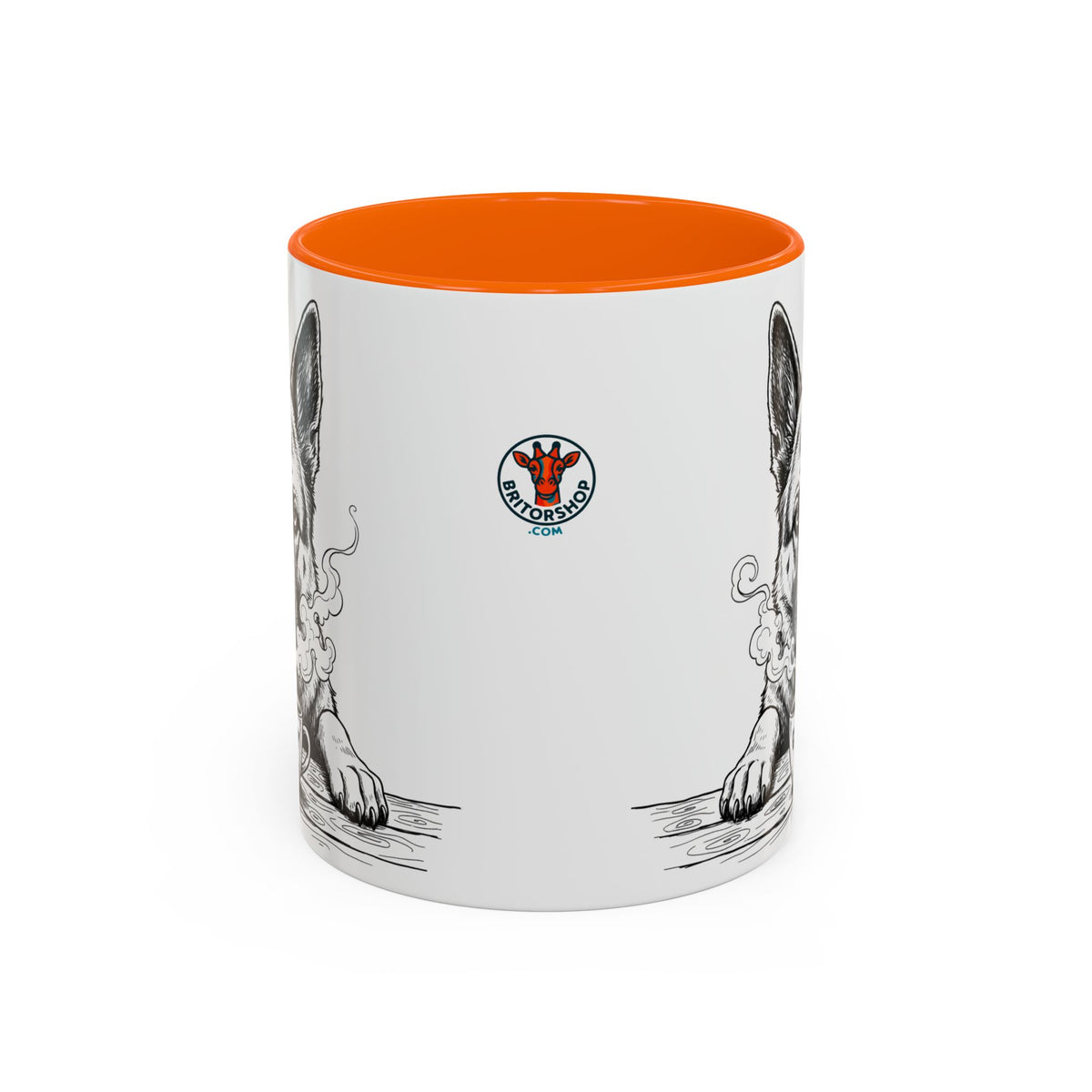 German Shepherd Mug —    Grumpy German Shepherd Coffee Club — Art Print / Mug /