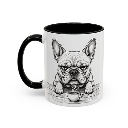 Grumpy French Bulldog Coffee Club —  Mug