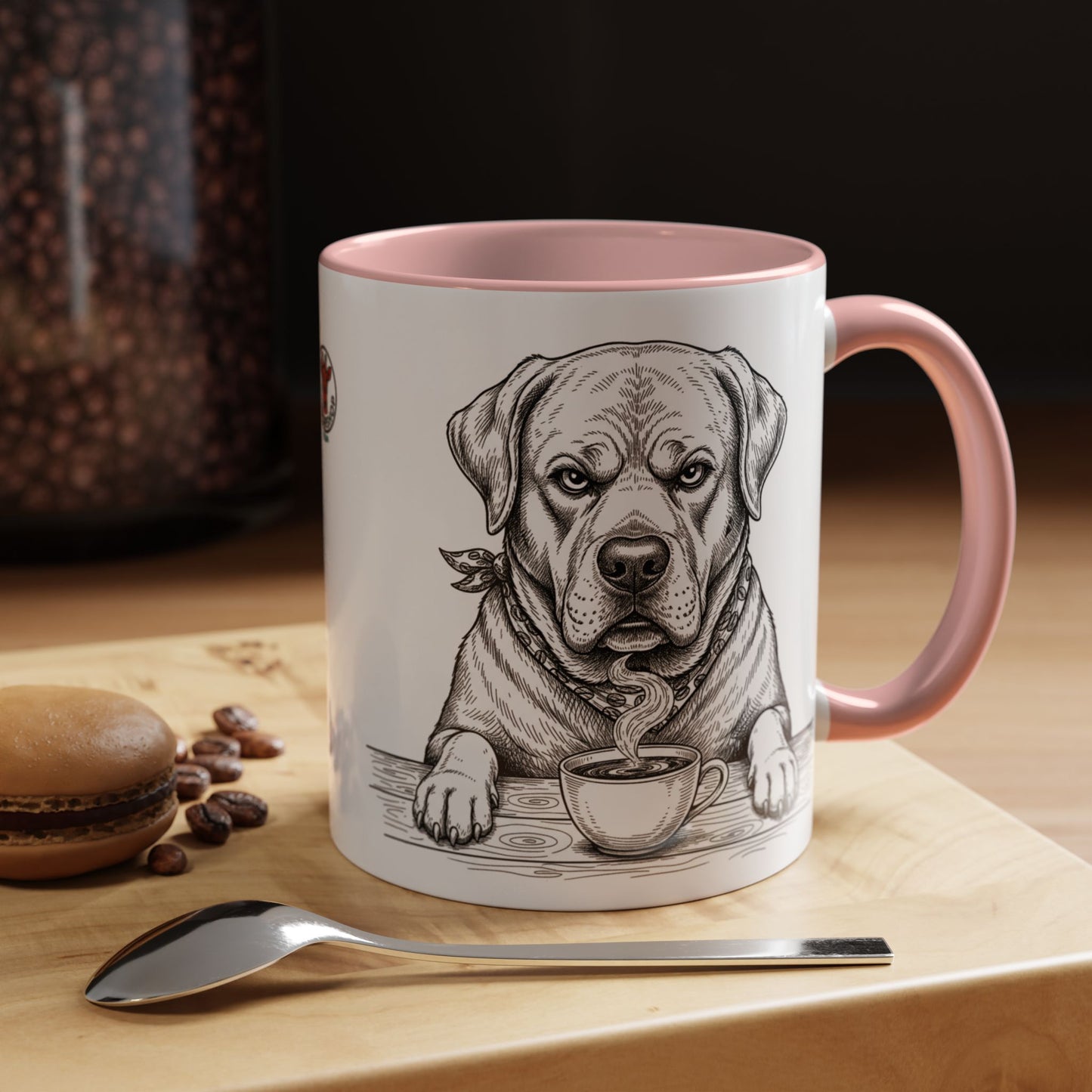 Grumpy Labrador Coffee Club — Art Print / Mug