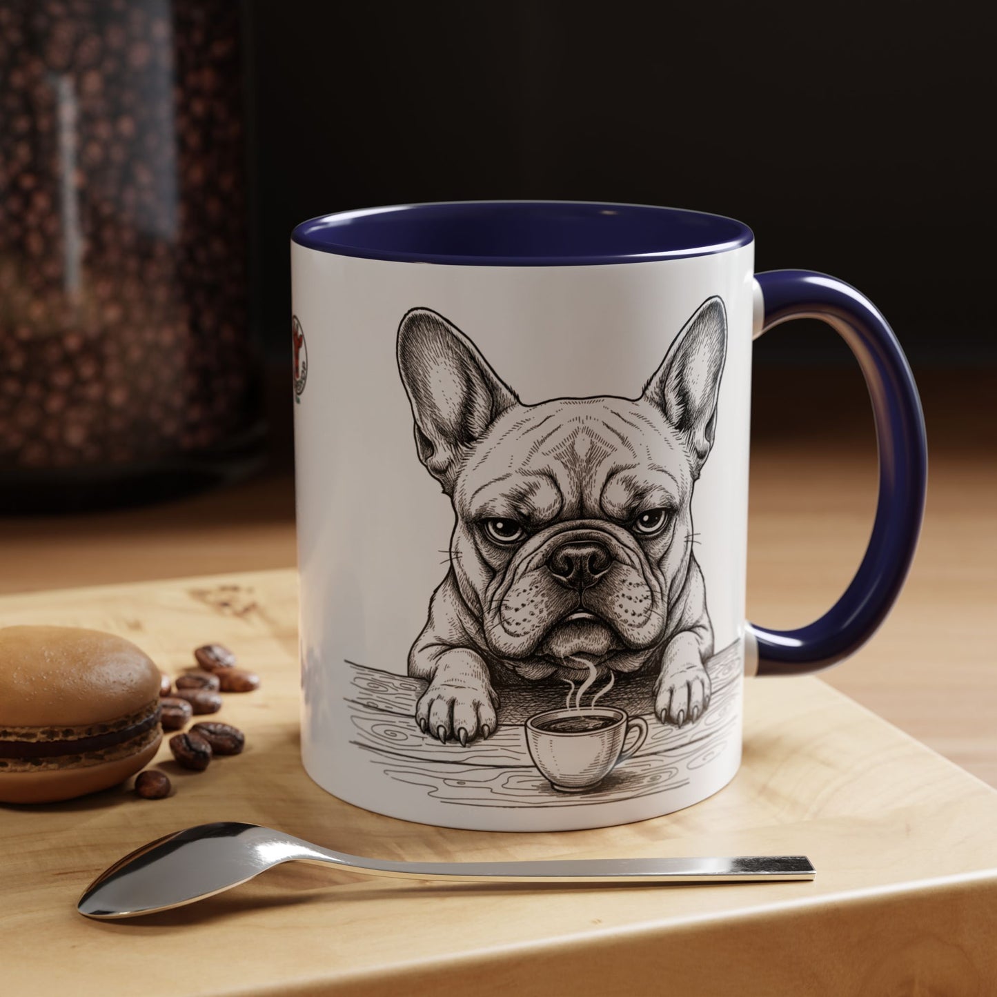 Grumpy French Bulldog Coffee Club —  Mug