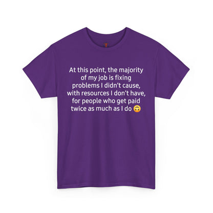 Smiley Face Unisex Heavy Cotton Tee - Casual Shirt, Trendy T-Shirt, Gift for Friends, Summer Outfit, Streetwear
