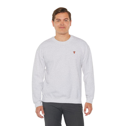 Embroidered Tiny Giraffe Britor classic Crewneck Sweatshirt — Minimal Animal Lover classy Pullover