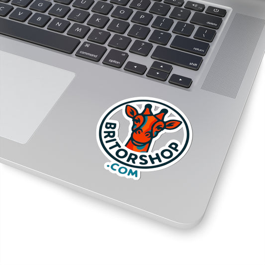 Giraffe Kiss-Cut Stickers - Britorshop Logo