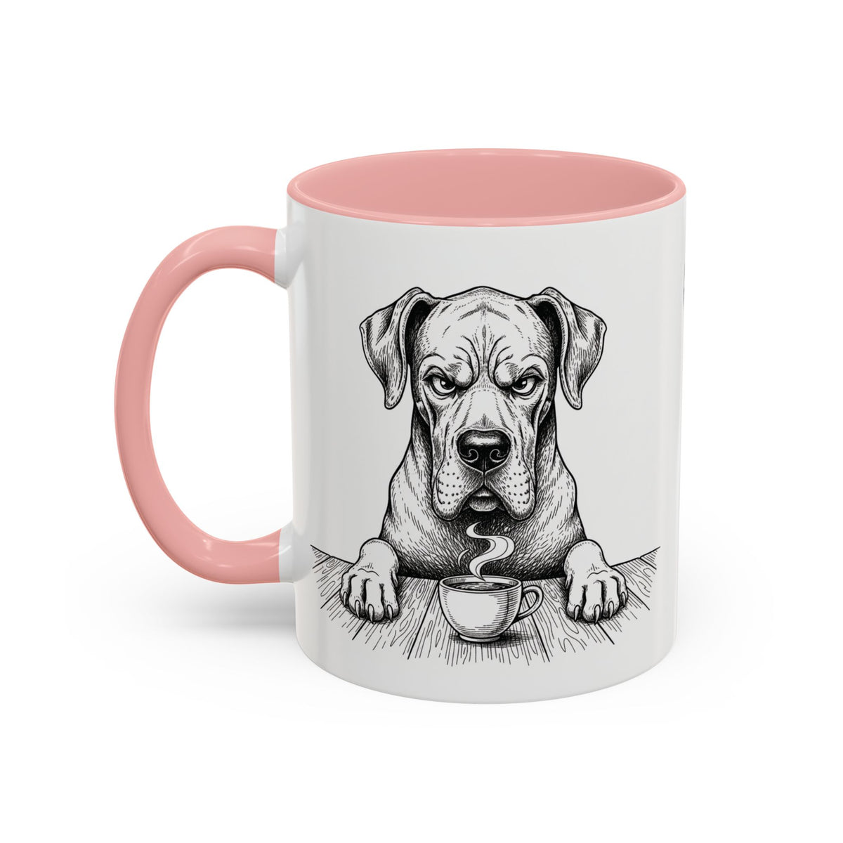 Grumpy Great Dane Coffee Club — Art Print / Mug