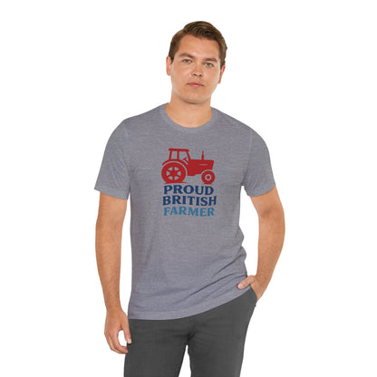 Unisex Tee - Proud British farmer