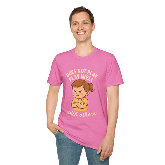 Funny Grumpy Child Unisex T-Shirt