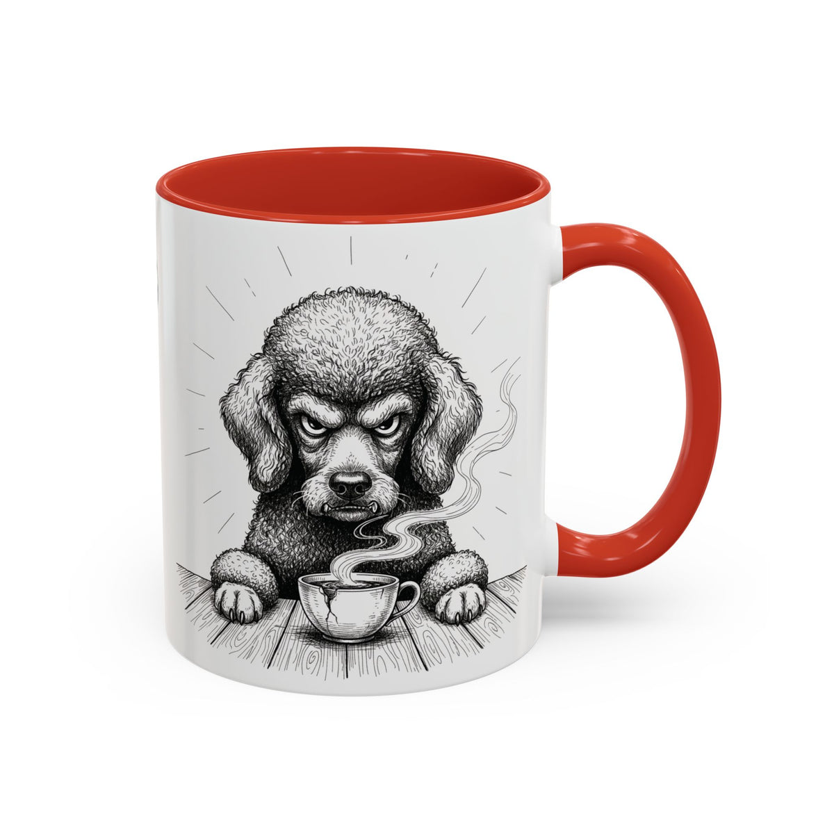 Grumpy Poodle Coffee Club — Art Print / Mug /