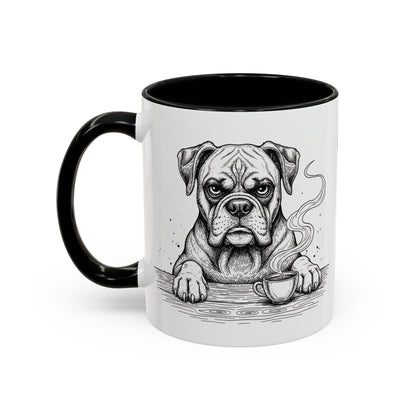Grumpy Boxer Coffee Club — Art Print / Mug /