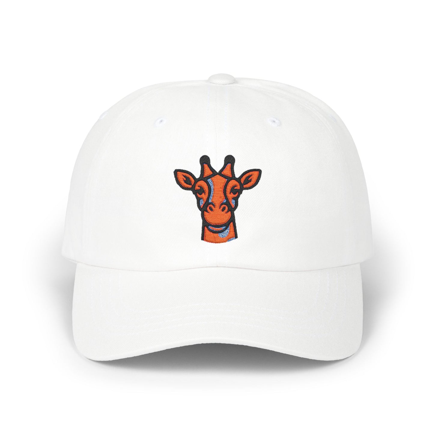 Dad Cap - Giraffe Head and Britor Shop Logo Embroidered Design