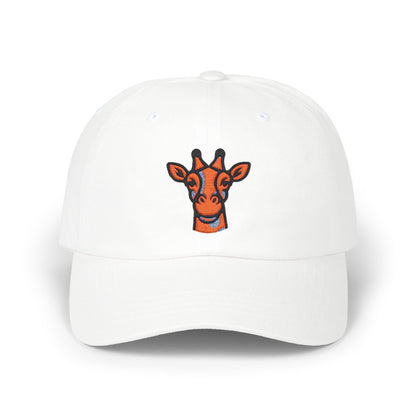 Dad Cap - Giraffe Head and Britor Shop Logo Embroidered Design