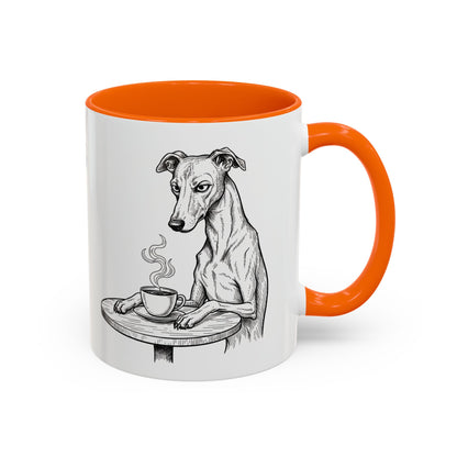 Grumpy Whippet Coffee Club — Art Print / Mug