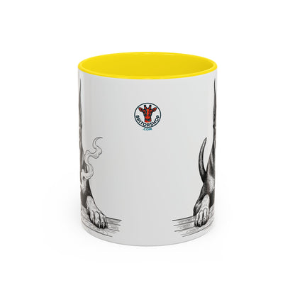 Grumpy Doberman Coffee Club — Art Print / Mug