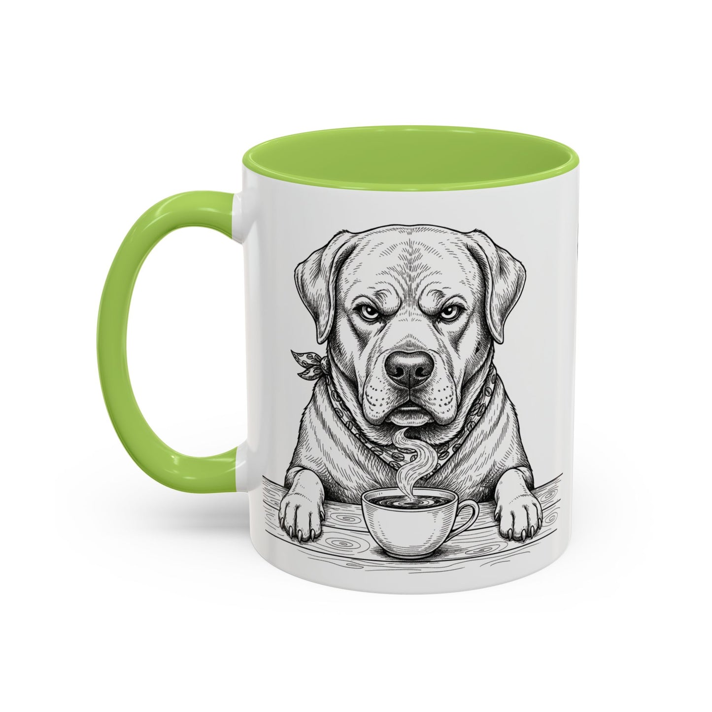 Grumpy Labrador Coffee Club — Art Print / Mug