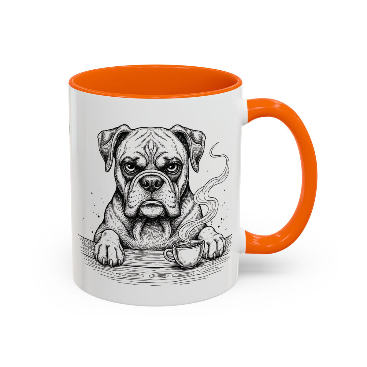 Grumpy Boxer Coffee Club — Art Print / Mug /