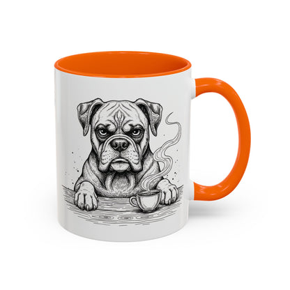 Grumpy Boxer Coffee Club — Art Print / Mug /