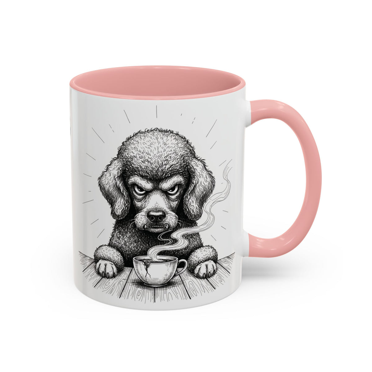 Grumpy Poodle Coffee Club — Art Print / Mug /