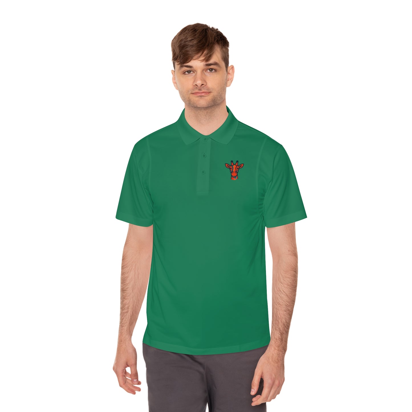 Men's Polo Shirt - Britor Shop Giraffe's Head Logo Classy Design