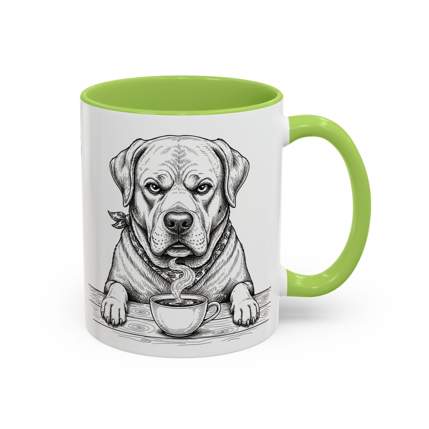 Grumpy Labrador Coffee Club — Art Print / Mug