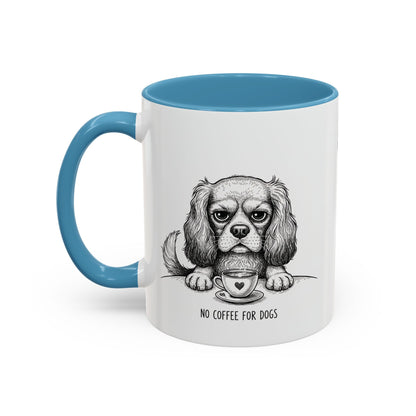 Grumpy Cavalier King Charles Spaniel Coffee Club — Art Print / Mug /