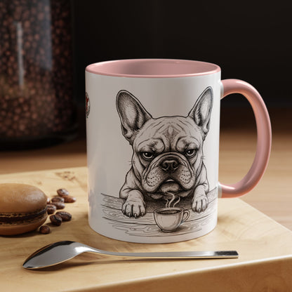 Grumpy French Bulldog Coffee Club —  Mug