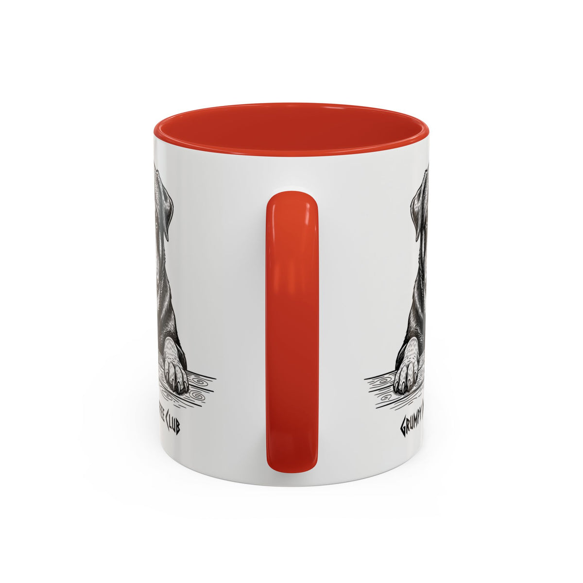  Grumpy Rottweiler Coffee Club — Art Print / Mug