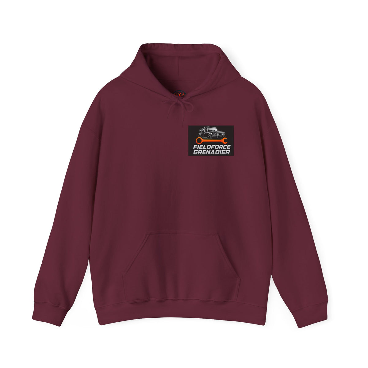 Fieldforce Grenadier Hoodie — Off‑Road Truck Wrench Logo Pullover
