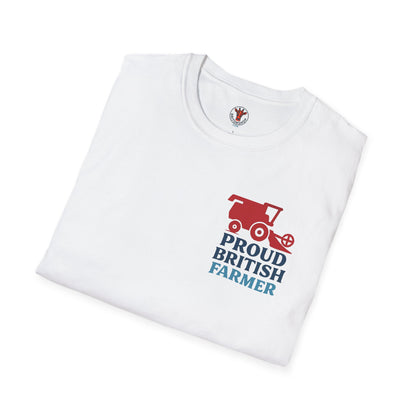 British Farmer T-Shirt, Proud Combine Harvester