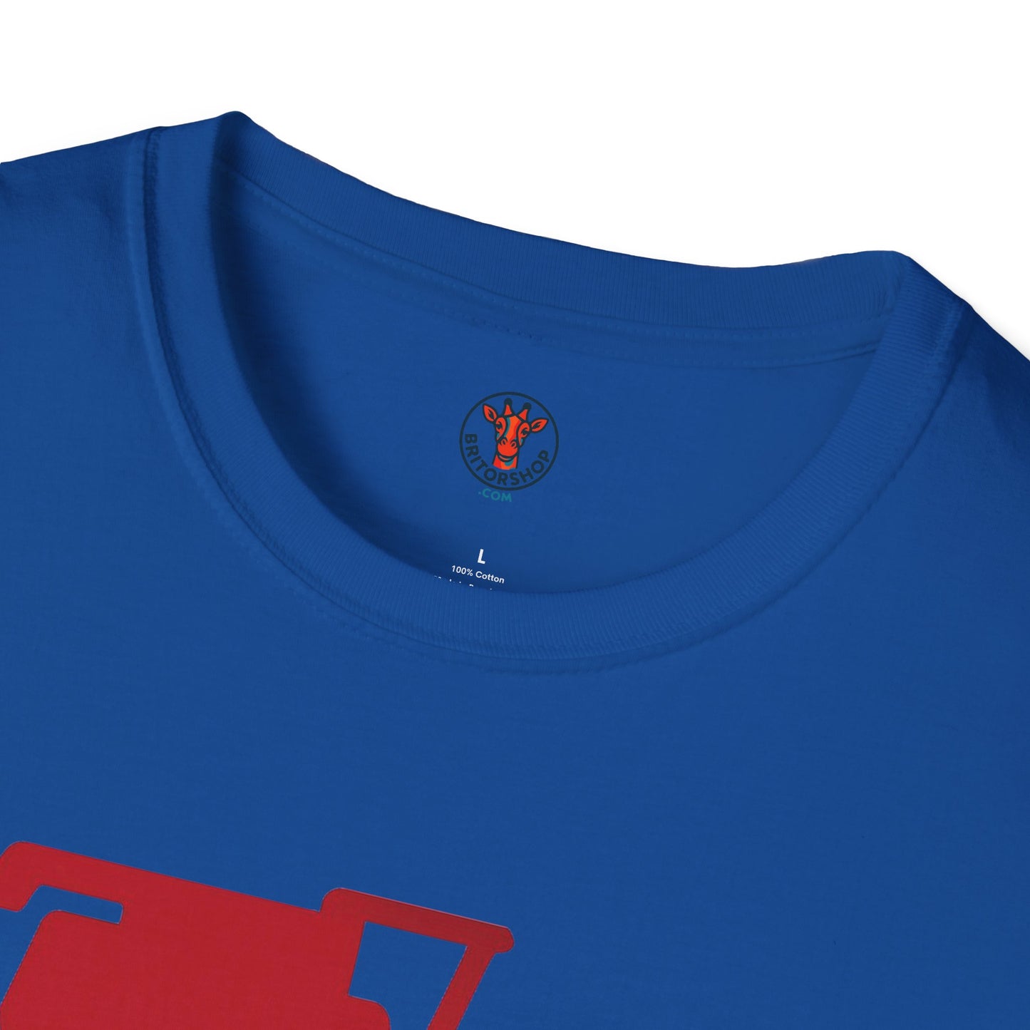 Farmer T-Shirt - Proud British Farmer, Combine Harvester Design