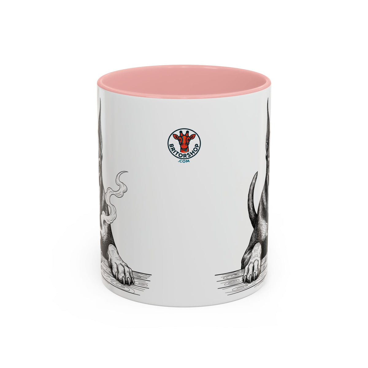 Grumpy Doberman Coffee Club — Art Print / Mug