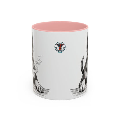Grumpy Doberman Coffee Club — Art Print / Mug