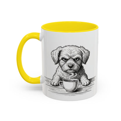 Grumpy Maltese Coffee Club — Art Print / Mug