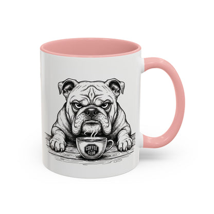 Grumpy Bulldog Coffee Club — Art Print / Mug /