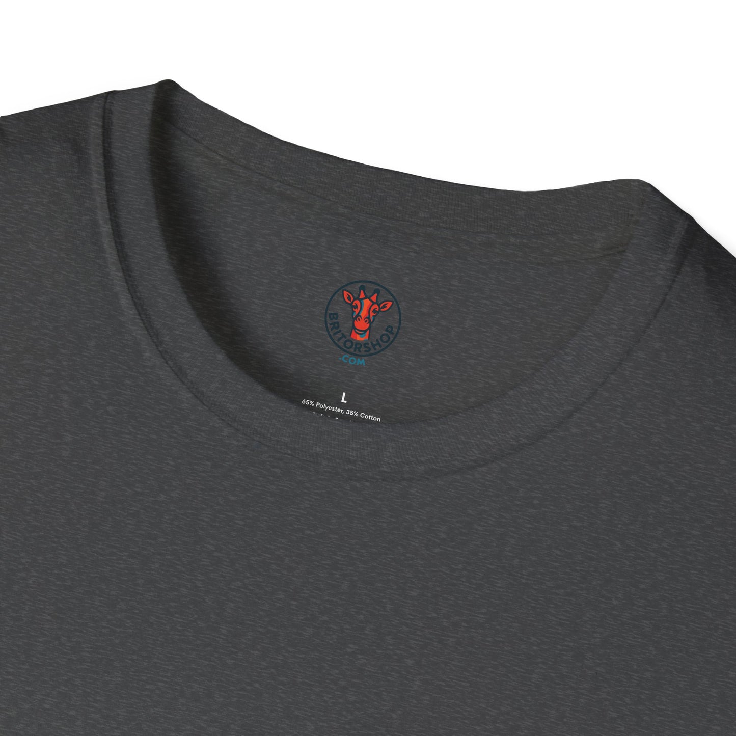 Minimal Crown Chest-Embroidered T-Shirt