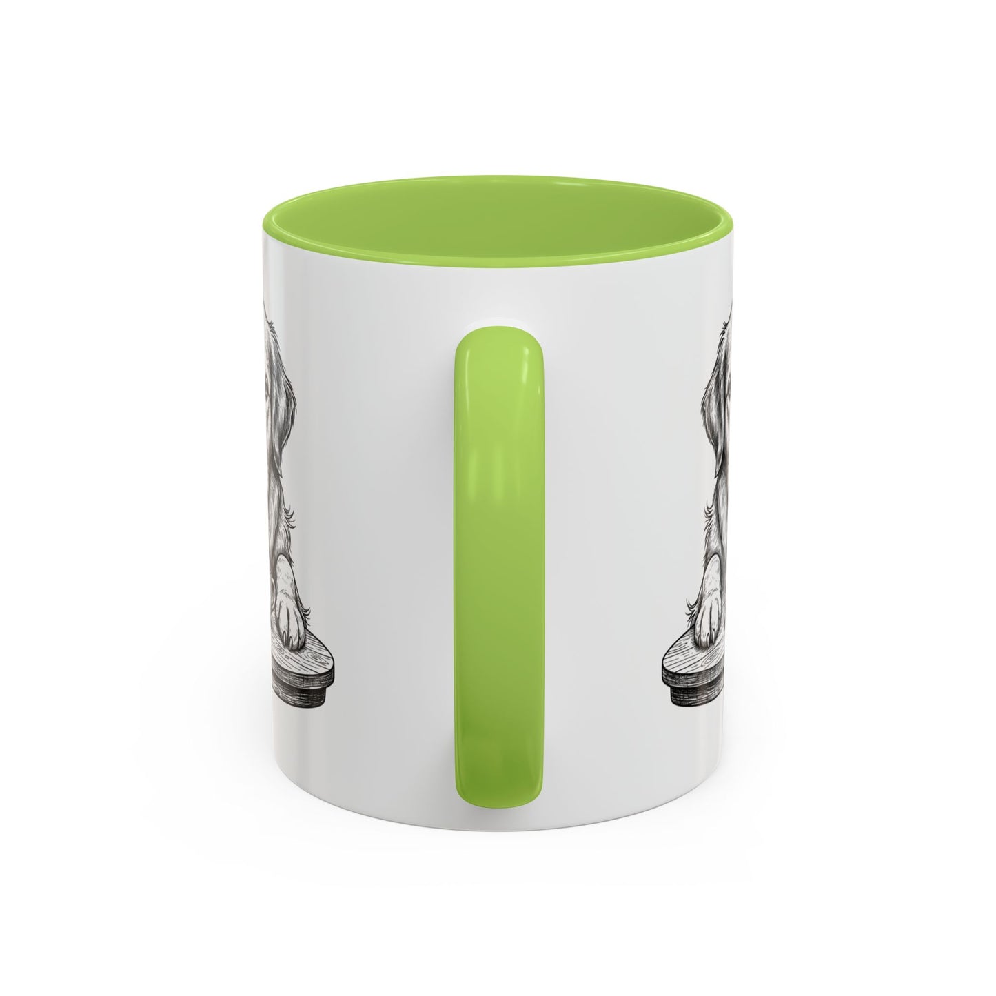 Grumpy Golden Retriever Coffee Club — Art Print / Mug
